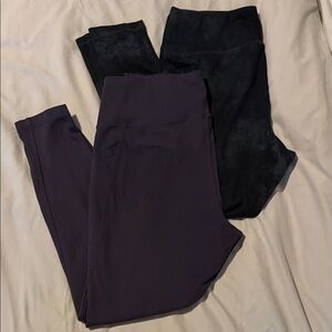 Danskin Black and Purple Leggings